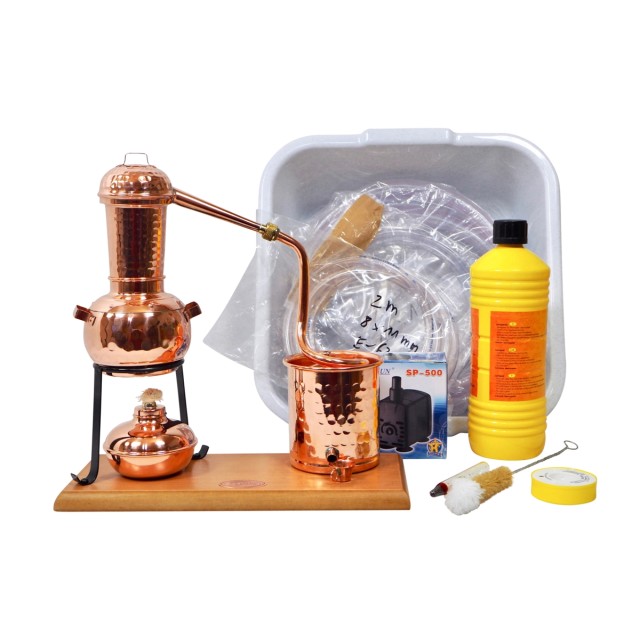 CopperGarden® Destillieranlage ARABIA 0,5 Liter - Tischbrennerei im  Sorgenfrei Paket mit allem Zubehör - Destillatio