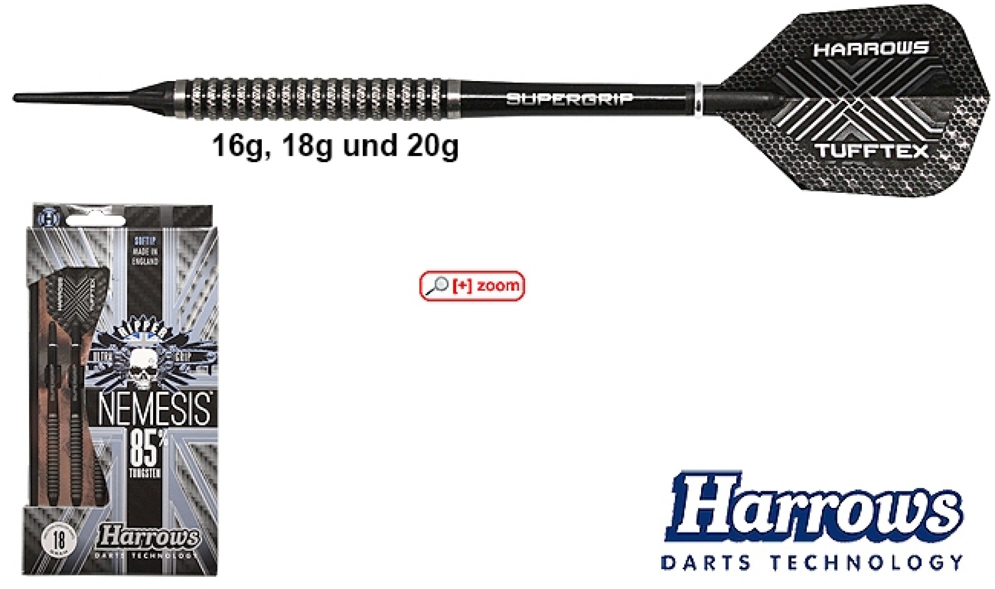 Harrows(ハローズ) NEMESIS(ネメシス) 85%TUNGSTEN 2BA TypeK (ソフト 