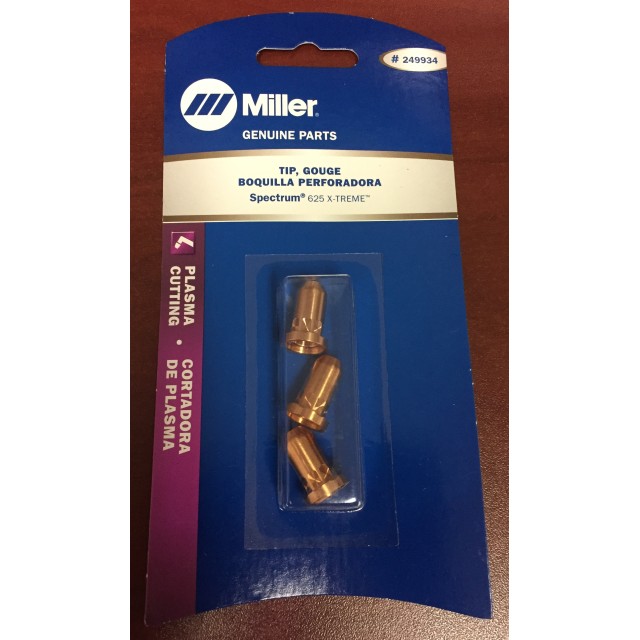 Miller Spectrum 625 >> Miller Genuine Tip Gouge For Spectrum 625 X Treme Xt40 3pk 249934 Miller Spectrum 625 >> Miller Genuine Tip Gouge For Spectrum 625 X Treme Xt40 3pk 249934