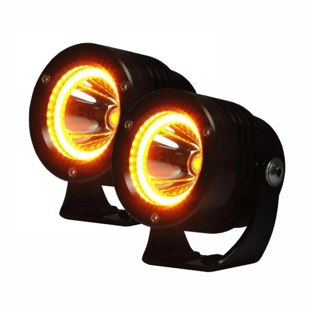 Zusatzscheinwerfer paar LED Blinker für Motorrad Quad E